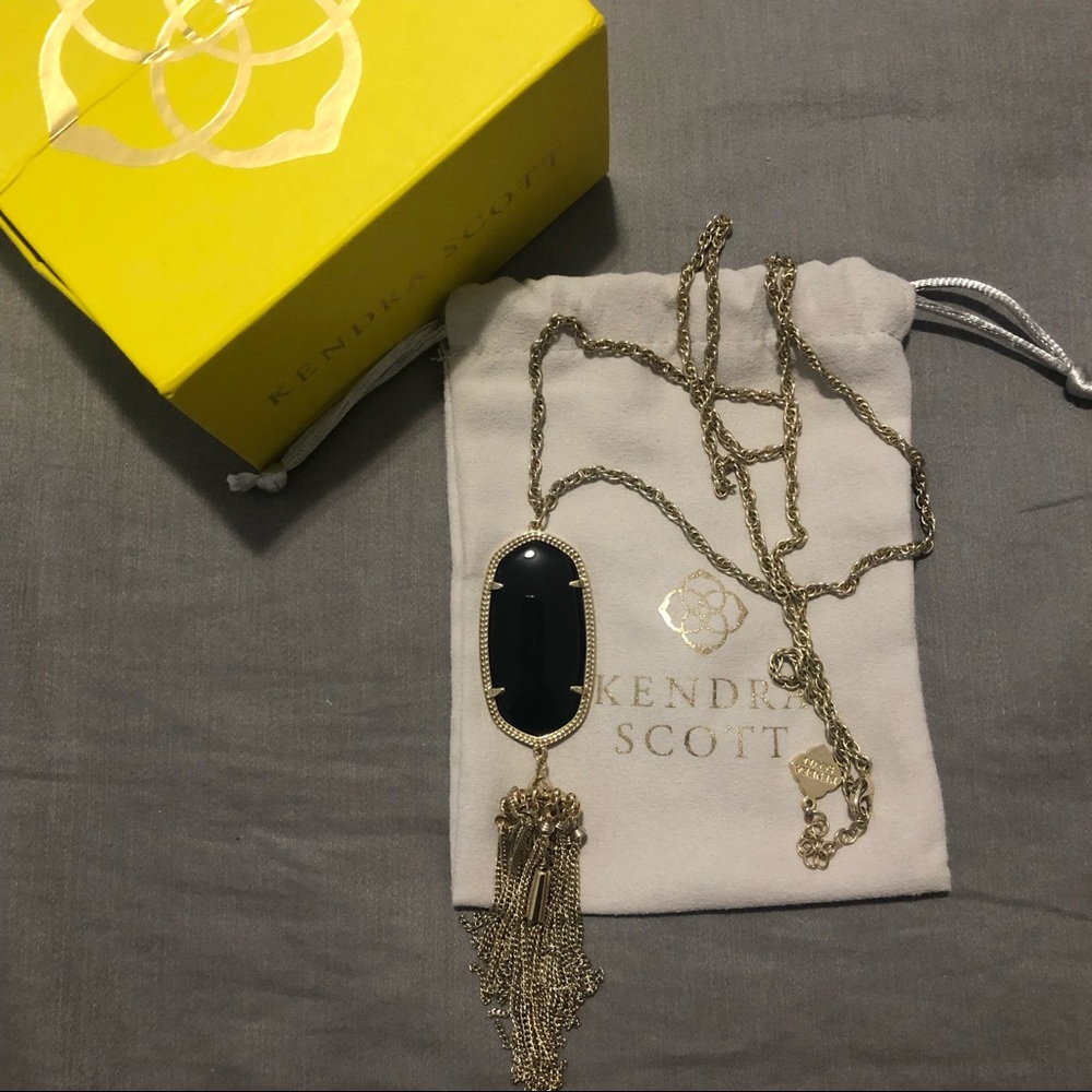 Kendra Scott Rayne Necklace in Black